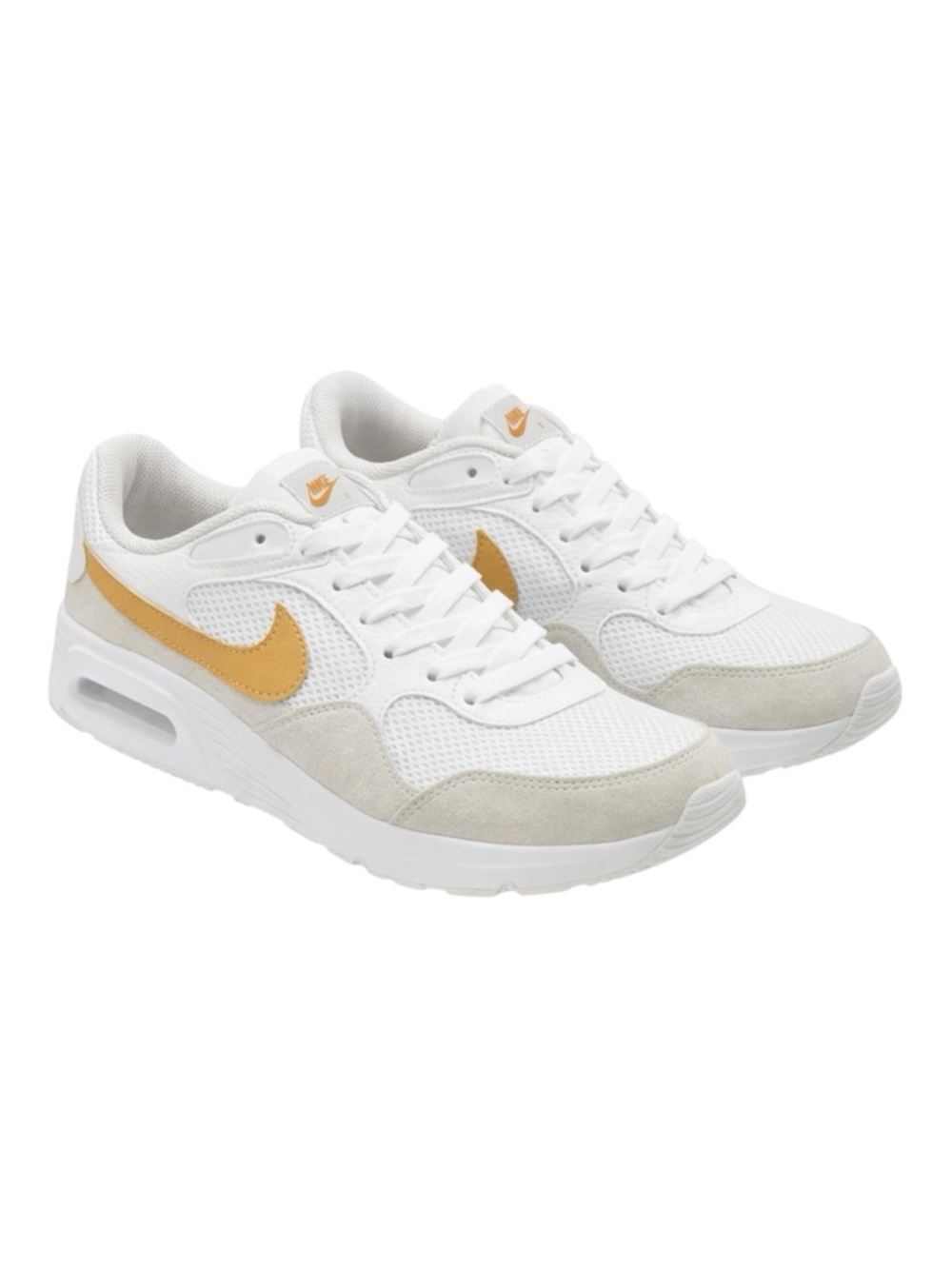 Nike Air Max SC Women’s Size 9 White Tan Gold Running Sneakers